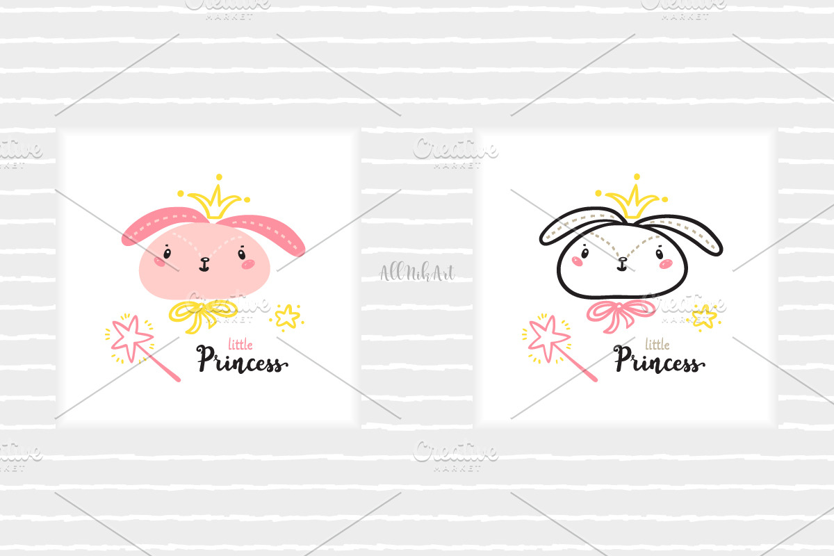 Cute Animal Illustrations & Patterns, a Pattern Graphic by AllNikArt (Photo 8 of 15)