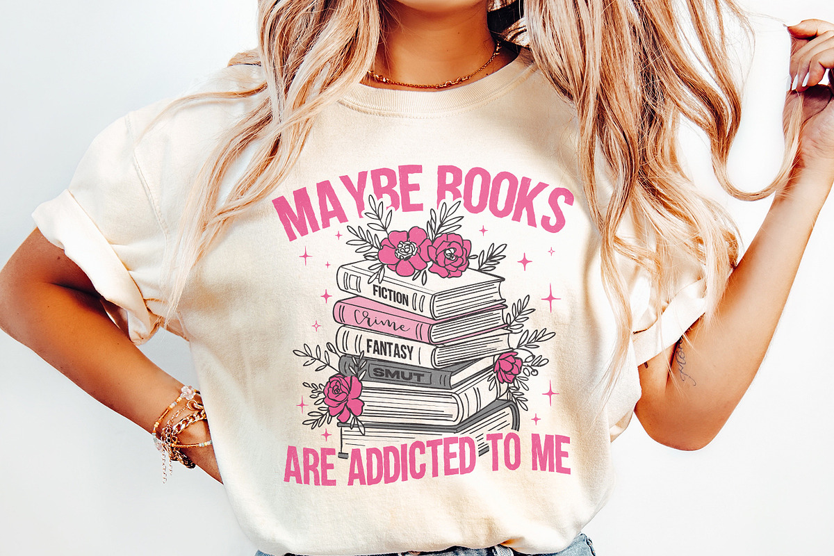 Books Are Addicted To Me PNG, Book, an Illustration by SharpMarketplace (Photo 2 of 9)