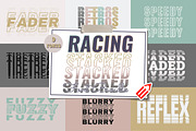 Racing Stacked Font Bundle, a Font by WADLEN (Thumbnail 1 of 10)