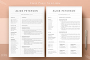 Modern Resume Template, a Resume Template by MAM Design (Thumbnail 3 of 10)