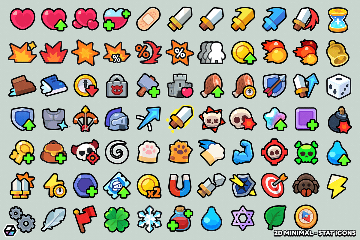 2D Minimal - Stat Icons, a Solid Icon by LAYERLAB (Photo 3 of 8)