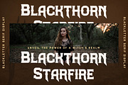 Midnight Blackfire, a Serif Font by Storytype Studio (Thumbnail 7 of 15)