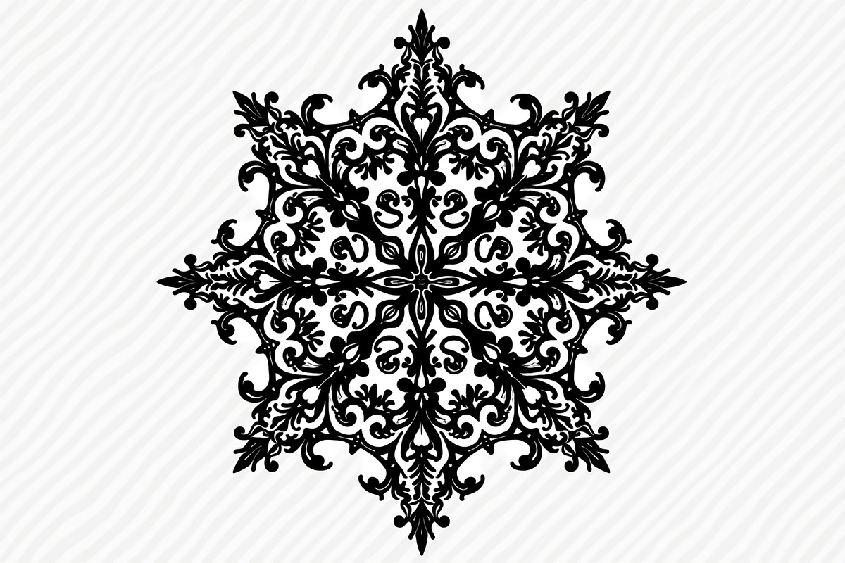 Mandala Laser Cut Files Bundle, an Illustration by yasushie (Photo 5 of 9)