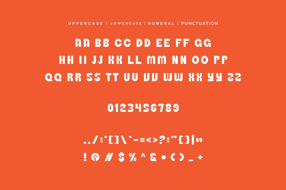 Jergon - Creative Logo Font, a Sans Serif Font by QR Design Studio (Photo 7 of 8)