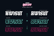 Qutcoy - Display Font, a Sans Serif Font by twinstd (Thumbnail 3 of 10)