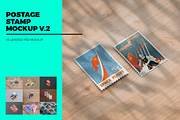 Postage Stamp MockUp v2, a Product Mockup by coloformia (Thumbnail 1 of 13)