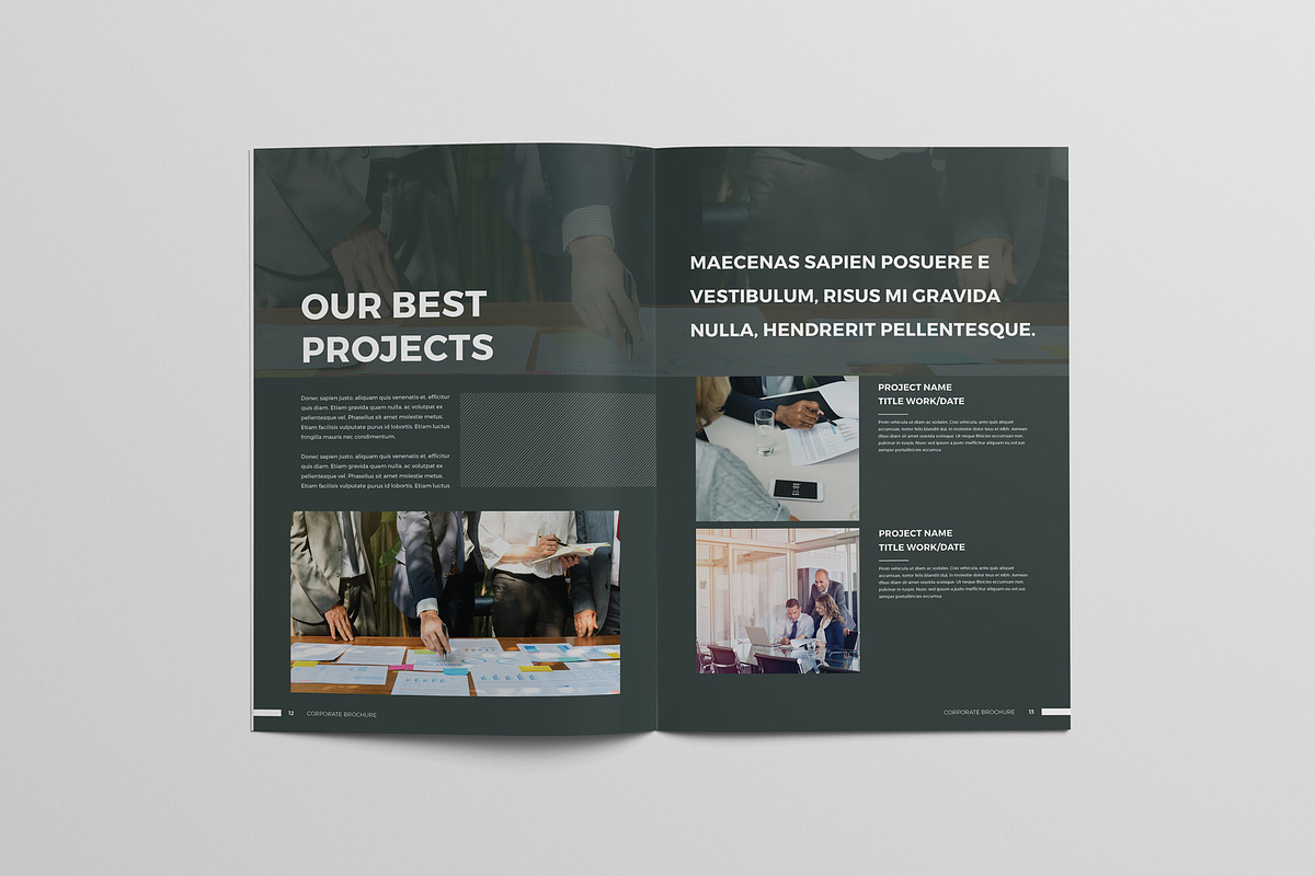 Business Company Profile Template, a Brochure Template by Taiffco (Photo 8 of 8)