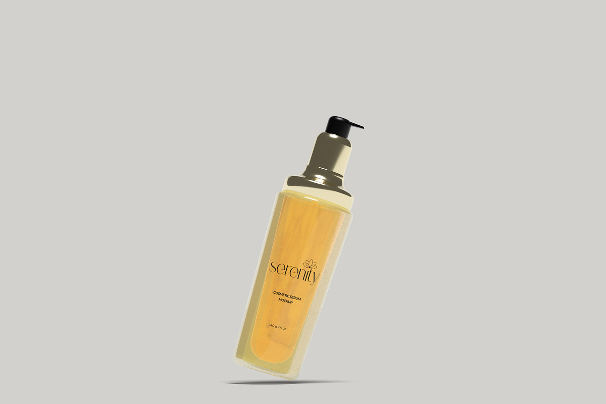 Cosmetic Serum Mockup, a Merchandise Mockup by ulfatunnazira (Photo 4 of 7)