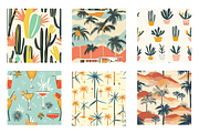 Vintage Palm Springs Seamless, a Pattern Graphic by Chromolume Studio (Thumbnail 2 of 15)