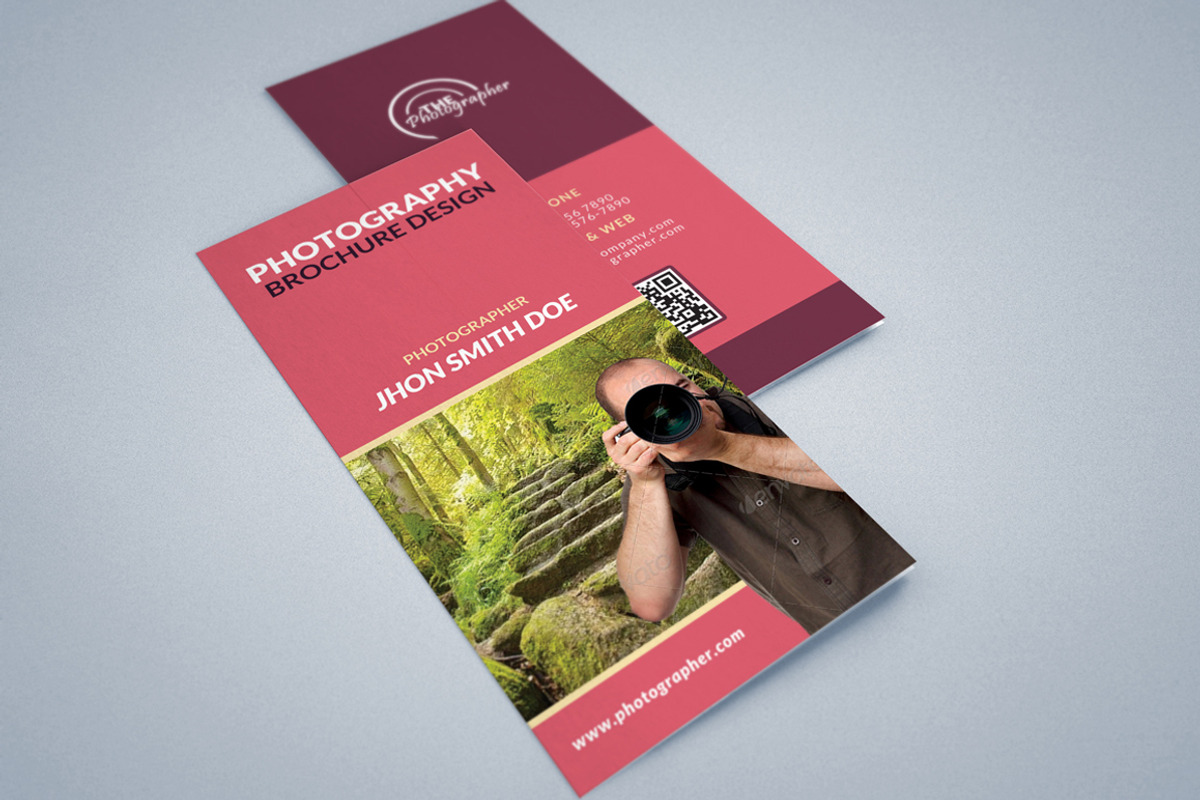 Photography Portfolio Trifold, a Brochure Template by WonderShop (Photo 3 of 3)