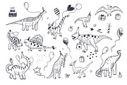 Dinosaur Birthday Party, a Pattern Graphic by GooseFrol (Thumbnail 4 of 12)