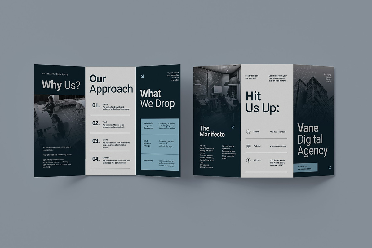 Marketing Agency Brochure, a Brochure Template by graphicook (Photo 2 of 3)