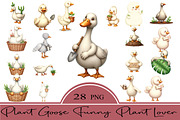 Plant Goose PNG, Funny Plant Lover P, an Illustration by CrexoraLab (Thumbnail 5 of 5)