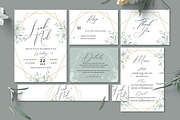 Geometric Wedding Invitation, an Invitation Template by Aarley Kaiven (Thumbnail 2 of 6)