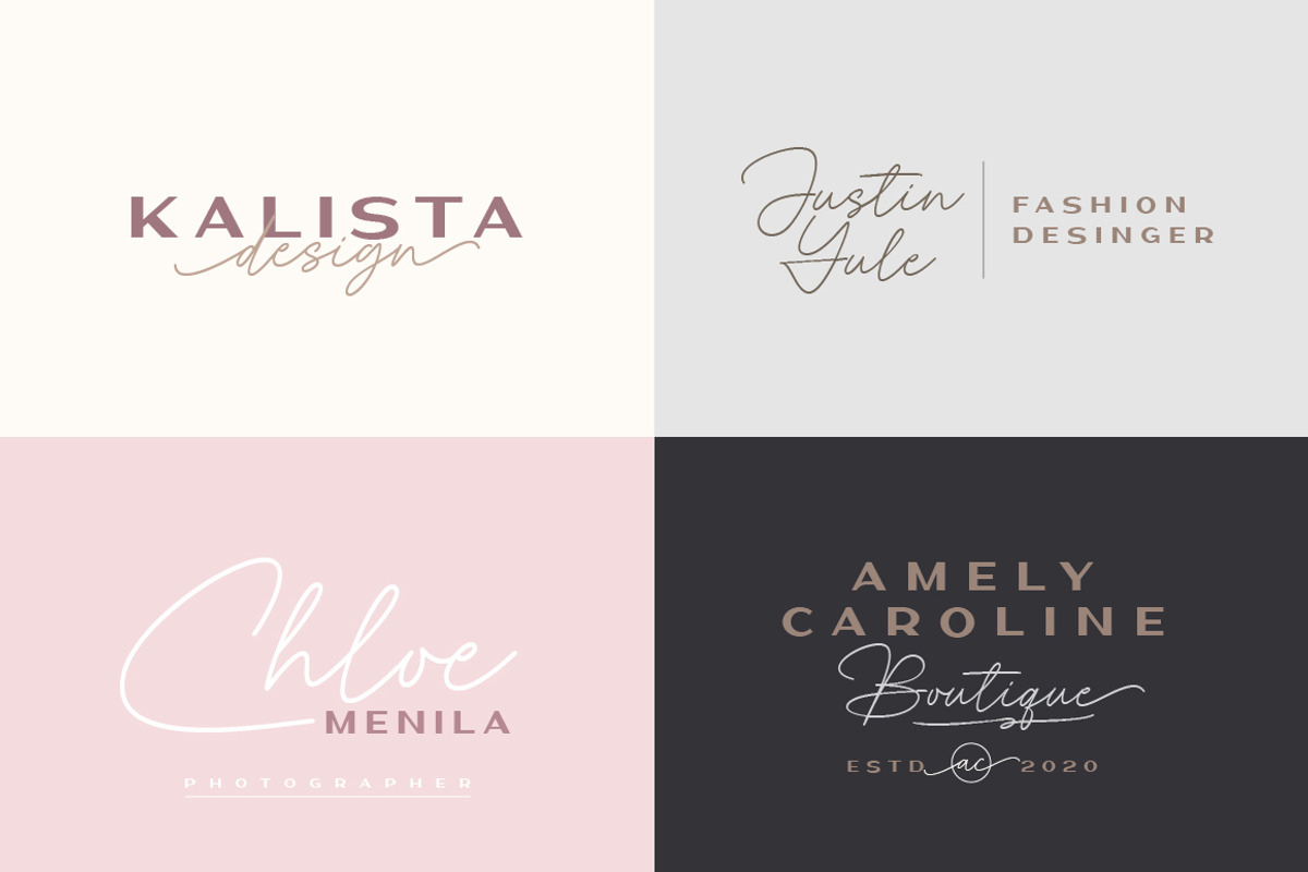 Delphin - Chic Font Duo, a Script Font by Typebae (Photo 5 of 10)