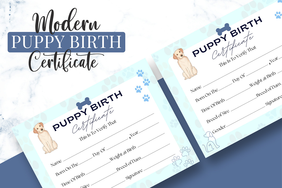 Puppy Birth Record Sheet, a Templates & Theme by Snapybiz (Photo 3 of 8)