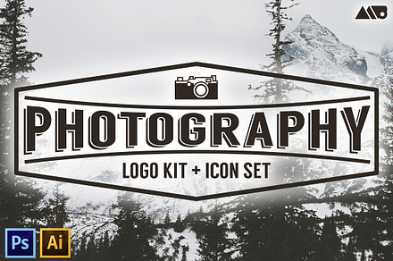 Photography Logo Kit and Icon Set