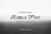 Kubela | Decorative Font Type, a Serif Font by filosovis (Thumbnail 1 of 5)