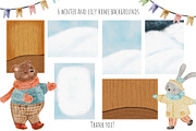 Winter Forest Friends, an Animal Illustration by Kattypainting (Thumbnail 10 of 10)