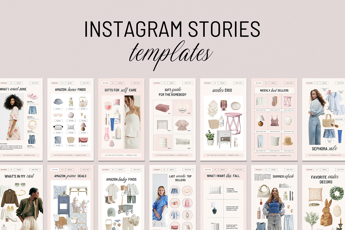 20 Canva LTK Instagram Template | Amare Creative