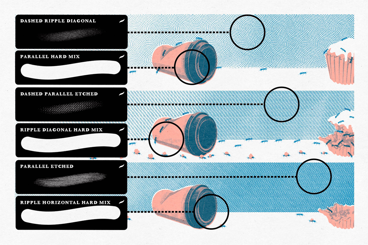 Procreate Print Works Media Pack, a Brush Add-On by UPROOT (Photo 16 of 64)