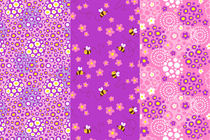 Seamless Pattern Summertime