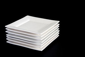 White Plates on Black, a Food & Drink Photo by THP Creative