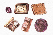 Cakes and sweets illustrations, a Decorative Illustration by Ann Astro (Thumbnail 15 of 17)