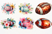 American Football PNG Sports Clipart, a Sport Illustration by SugarCloudStudioArt (Thumbnail 4 of 8)