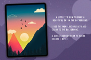 Procreate Landscape Creator set, a Brush Add-On by Julia Right Studio (Thumbnail 9 of 9)