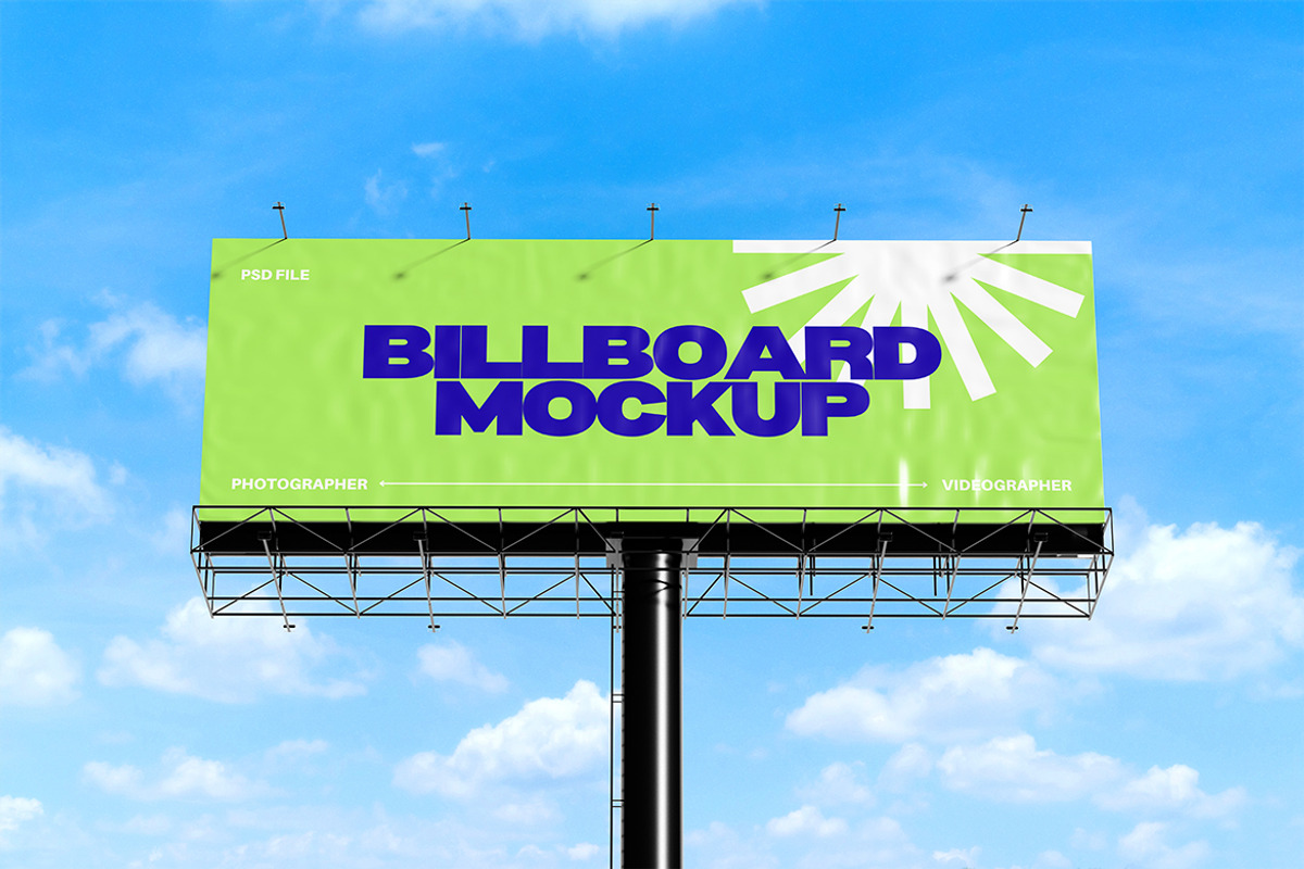 Billboard Mockup, an Advertising Mockup by xavier_studio (Photo 3 of 5)
