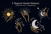 Stardust Celestial Illustration Set, a Texture Illustration by Dawnside Graphic (Thumbnail 4 of 12)