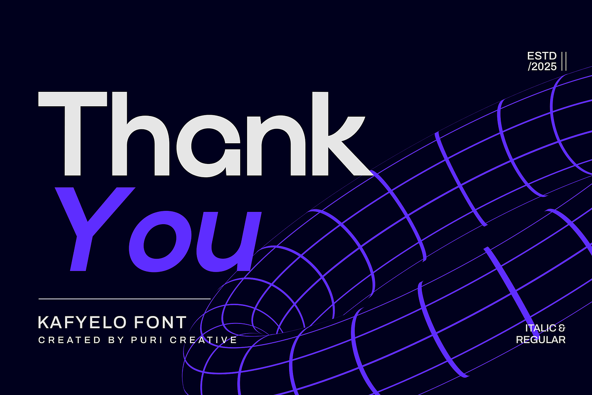 Kafyelo - Modern Geometric Sans Font, a Sans Serif Font by PuriCreative (Photo 6 of 10)