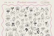 Coastal Summer Vector Doodles, a Seasonal Illustration by yabluko_draws (Thumbnail 2 of 7)