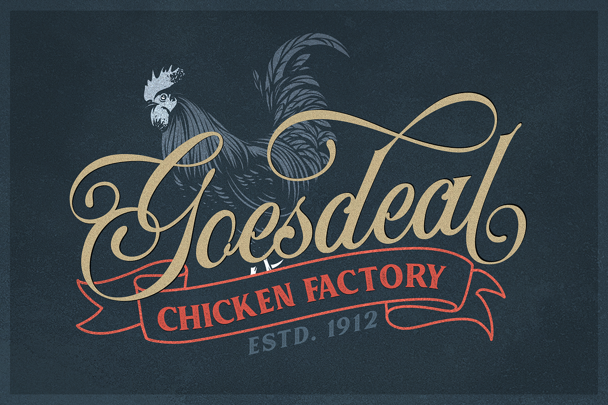 Sinestesia Script Typeface preview 2