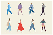 Fashion girls character, a Person Illustration by lemonoff (Thumbnail 5 of 5)