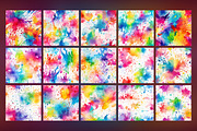 Paint Splash Seamless Pattern, a Pattern Graphic by Forhadx5 (Thumbnail 4 of 5)