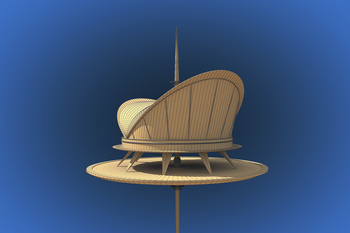 Futuristic Architecture Skyscraper #, an Architecture 3D Model by Daniel Mikulik (Photo 9 of 14)