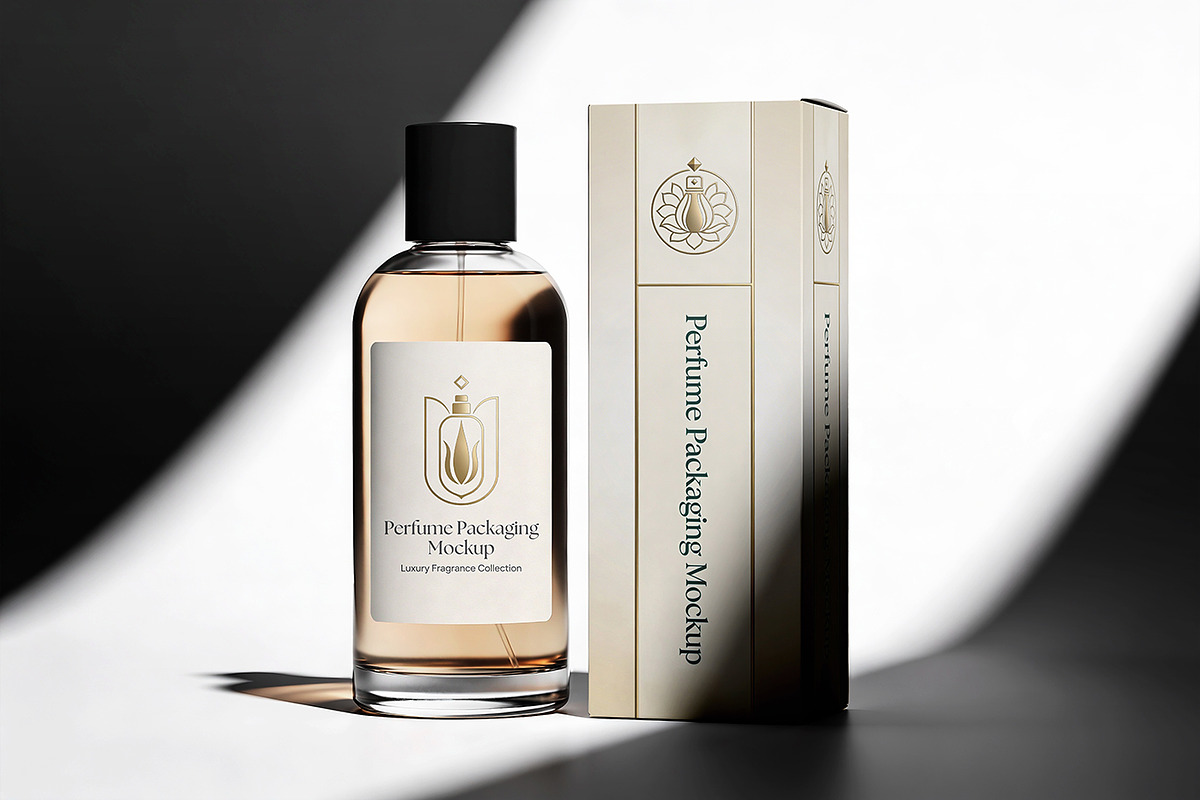 Perfume Packaging Mockup, a Product Mockup by Pitchlook.Studio (Photo 4 of 4)
