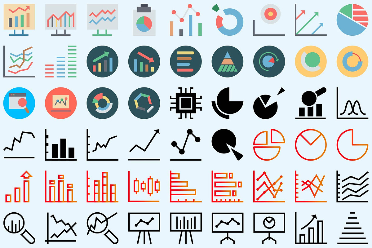 Comprehensive Data Analytics Icons., an Icon by Vector Portal (Photo 2 of 7)