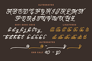 Callerina - Vintage Script Typeface, a Script Font by overlaytemplates (Thumbnail 7 of 7)