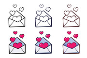 Cartoon Love Icons, an Icon by Cartoon Shop (Thumbnail 5 of 11)