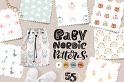 Baby nordic patterns, a Pattern Graphic by Happy Letters (Thumbnail 1 of 14)