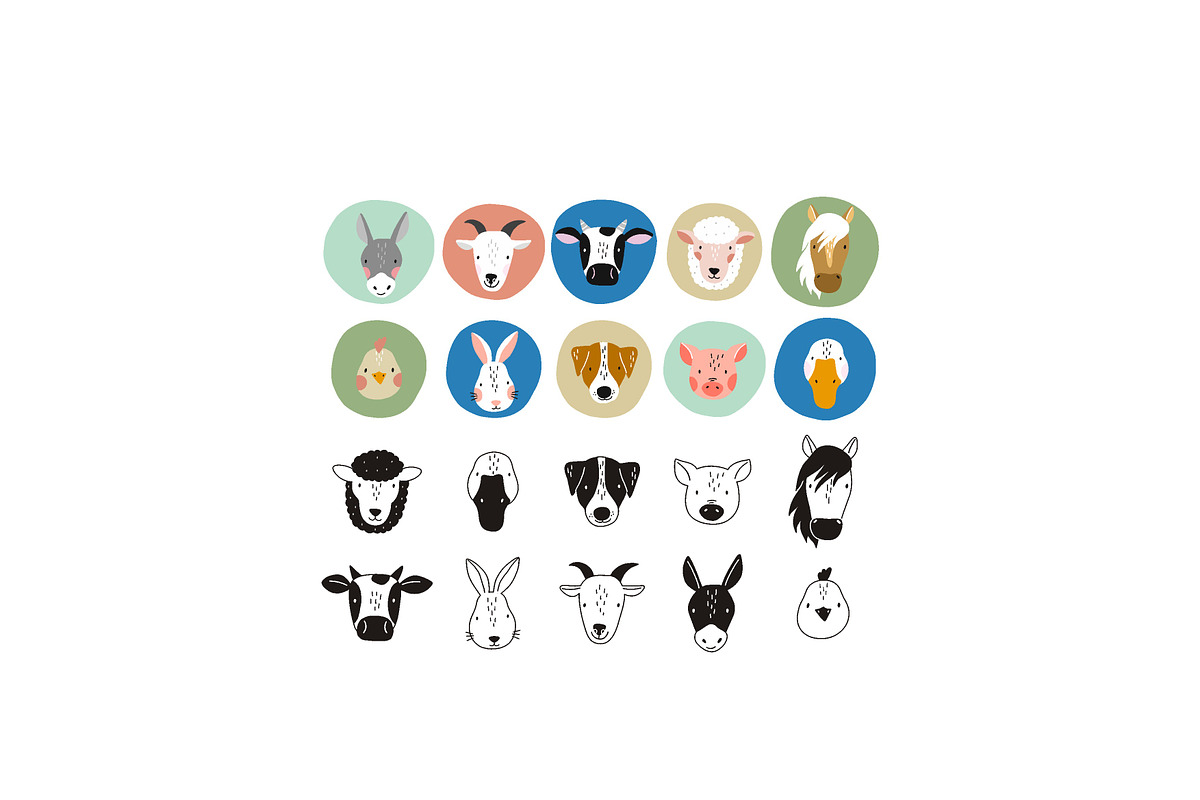 Birthday party at the farm, an Animal Illustration by Barkova Nadya (Photo 3 of 5)
