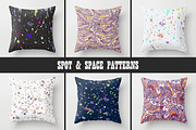 12 SPOT & SPACE PATTERNS, a Pattern Graphic by Elizaveta (Thumbnail 1 of 5)