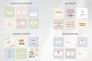 Quote Instagram Post Templates Canva, a Social Media Template by Boltik Studio (Thumbnail 5 of 9)