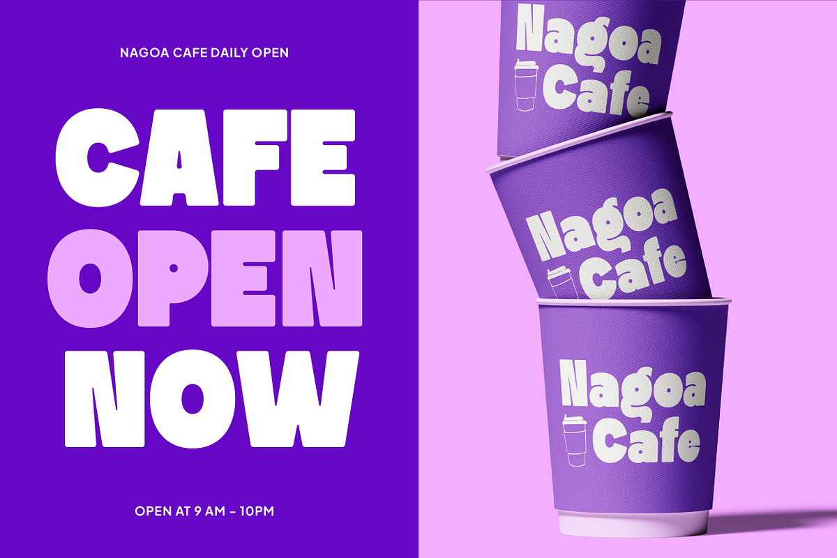 Gigante – Bold Display Font, a Sans Serif Font by Mahesans Co (Photo 5 of 10)