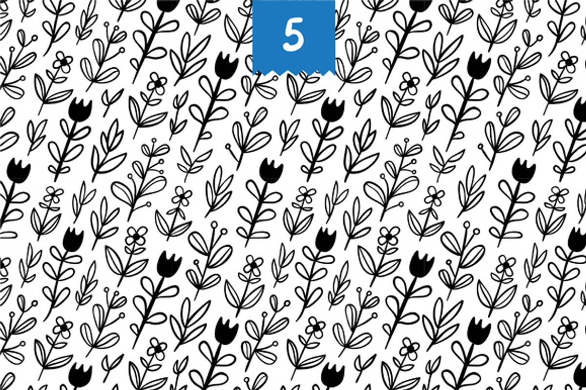 Floral Patterns Set 3 preview 5