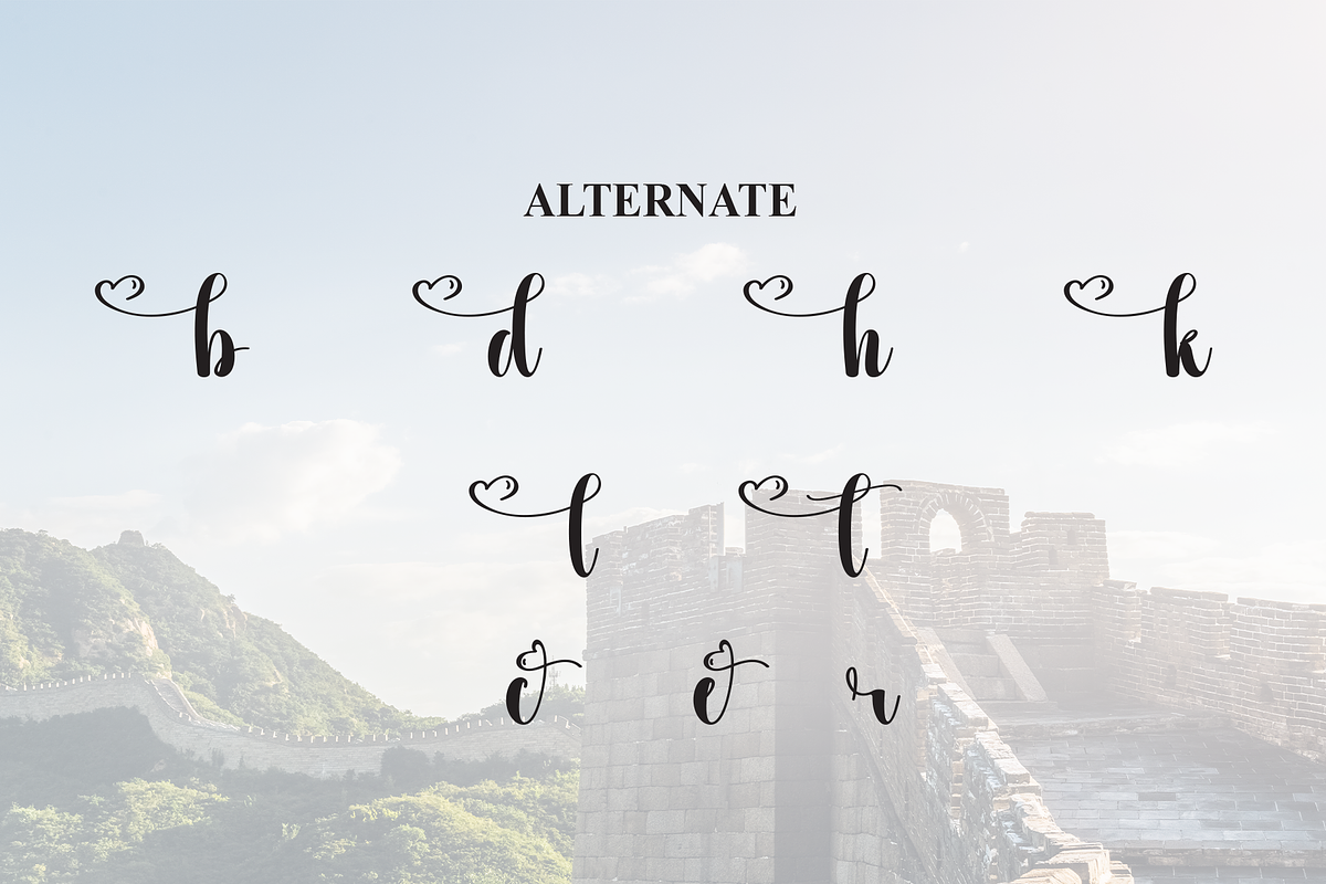 Miracle | Script Font, a Handwritten Font by Scratchones (Photo 8 of 9)
