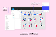 Giply Office Illustrations, a Finance Illustration by Welovegraphics (Thumbnail 6 of 7)